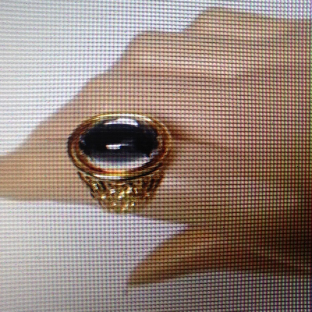 Vintage, Rare, Stamped Hobe Adjustable Ring